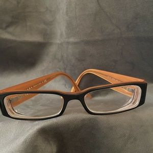 PRADA Orange & Black Eyeware